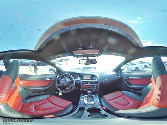 2016 Audi S5 Premium Plus with VIN WAUC4AFR2GA057301, listed as a Copart auction lot 74008834 with 71,491 mi miles and Salvage Title. Bid and sale history available at carsss.com. Image 15.