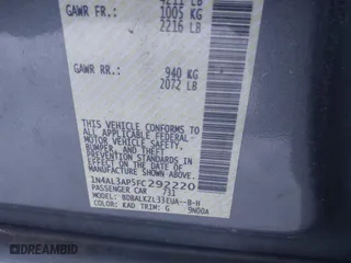 2015 Nissan Altima 2.5 S with VIN 1N4AL3AP5FC292220, listed as a IAAI auction lot 41635850 with 93,652 mi miles. Bid and sale history available at carsss.com. Image 9.