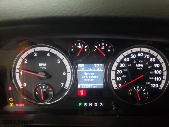 2009 Dodge Ram 1500 SLT with VIN 1D3HV18T19S741825, listed as a Copart auction lot 71555754 with 233,377 mi miles and Salvage Title. Bid and sale history available at carsss.com. Image 9.