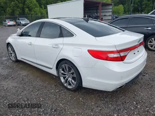 2016 Hyundai Azera Limited with VIN KMHFH4JG6GA507801, listed as a IAAI auction lot 42292585 with 156,460 mi miles and . Bid and sale history available at DreamBid. Image 3.