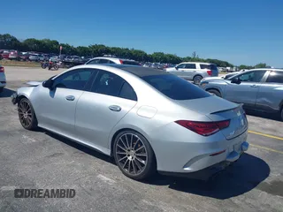 2021 Mercedes-Benz CLA with VIN W1K5J5BB2MN205798, listed as a IAAI auction lot 41722212 with 66,294 mi miles. Bid and sale history available at carsss.com. Image 3.
