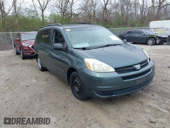 2005 Toyota Sienna CE with VIN 5TDZA23C15S313939, listed as a IAAI auction lot 41952894 with 268,191 mi miles. Bid and sale history available at carsss.com. Image 1.