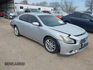 2011 Nissan Maxima SV with VIN 1N4AA5AP0BC853256, listed as a IAAI auction lot 41990298 with 188,129 mi miles and . Bid and sale history available at DreamBid. Image 1.