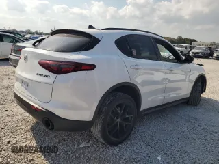 2019 Alfa Romeo Stelvio Ti with VIN ZASPAKBN3K7C70518, listed as a Copart auction lot 53438145 with Not provided miles and Non repairable. Bid and sale history available at DreamBid. Image 3.