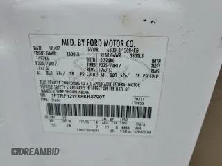 2008 Ford F-150 XL with VIN 1FTRF12WX8KB87907, listed as a Copart auction lot 46143165 with 210,446 mi miles and Salvage Title. Bid and sale history available at carsss.com. Image 13.