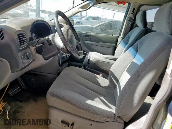2005 Dodge Caravan SXT with VIN 2D4GP44L75R335536, listed as a Copart auction lot 60933985 with 212,231 mi miles and Salvage title. Bid and sale history available at DreamBid. Image 7.