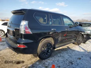 2023 Lexus GX with VIN JTJAM7BX2P5370792, listed as a Copart auction lot 88740935 with 10,725 mi miles and Salvage Title. Bid and sale history available at carsss.com. Image 3.