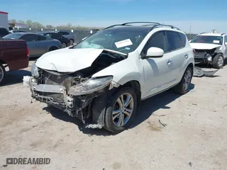2011 Nissan Murano LE with VIN JN8AZ1MU2BW053431, listed as a IAAI auction lot 41867381 with 1 mi miles. Bid and sale history available at carsss.com. Image 2.