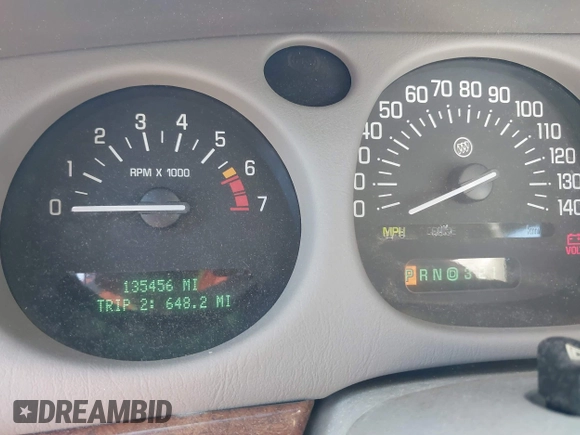 2003 Buick LeSabre Limited with VIN 1G4HR54K23U167213, listed as a IAAI auction lot 42162431 with 135,456 mi miles and . Bid and sale history available at carsss.com. Image 7.