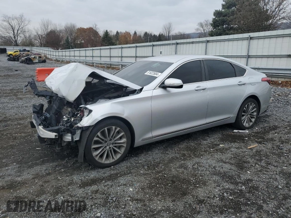 2017 Genesis G80 3.8L with VIN KMHGN4JE3HU175246, listed as a Copart auction lot 81622684 with 95,176 mi miles and Clean Title. Bid and sale history available at DreamBid. Image 1.