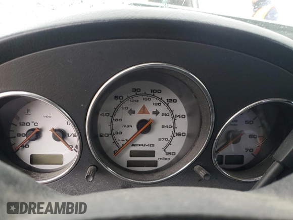 2003 Mercedes-Benz SLK with VIN WDBKK66F13F285485, listed as a Copart auction lot 50996885 with Not provided miles and Salvage title. Bid and sale history available at DreamBid. Image 9.