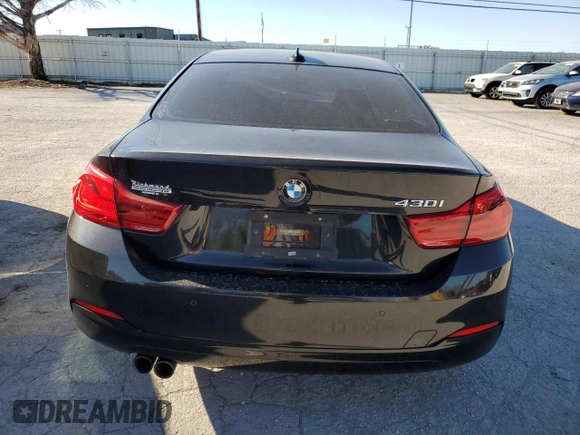 2019 BMW 4 Series 430i with VIN WBA4W3C56KAF92378, listed as a Copart auction lot 77794134 with 53,064 mi miles and Salvage Title. Bid and sale history available at carsss.com. Image 6.
