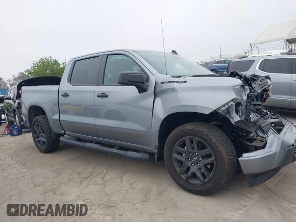 2024 Chevrolet Silverado 1500 Custom with VIN 3GCPABEK7RG311970, listed as a IAAI auction lot 42024754 with 7,976 mi miles and . Bid and sale history available at DreamBid. Image 14.