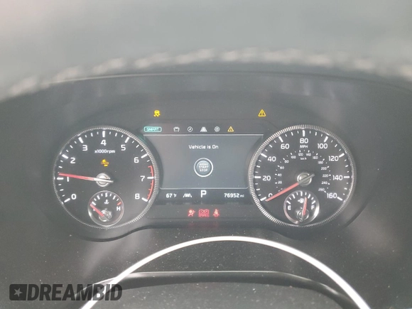 2022 Kia Telluride SX with VIN 5XYP5DHC6NG222534, listed as a Copart auction lot 58656315 with 76,952 mi miles and Salvage title. Bid and sale history available at DreamBid. Image 9.