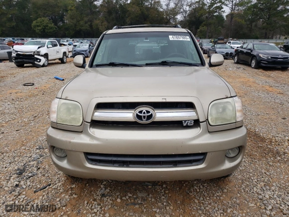 2005 Toyota Sequoia SR5 with VIN 5TDZT34A15S255084, listed as a Copart auction lot 47897985 with 212,582 mi miles and Clean Title. Bid and sale history available at carsss.com. Image 5.