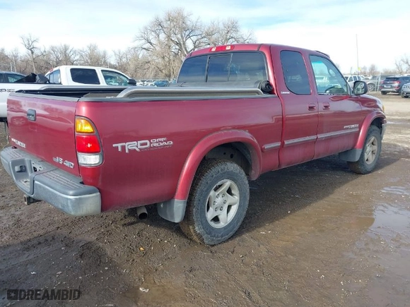 2001 Toyota Tundra Ltd with VIN 5TBBT48181S139305, listed as a IAAI auction lot 41675059 with 162,070 mi miles. Bid and sale history available at carsss.com. Image 4.