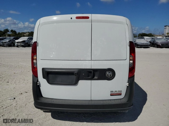 2020 Ram ProMaster City Cargo Van Tradesman with VIN ZFBHRFAB5L6R56283, listed as a Copart auction lot 45576415 with 124,711 mi miles and Non Repairable. Bid and sale history available at carsss.com. Image 6.