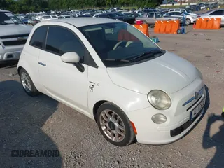 2012 FIAT 500 Pop with VIN 3C3CFFAR5CT105169, listed as a IAAI auction lot 42667095 with 196,348 mi miles and . Bid and sale history available at DreamBid. Image 1.