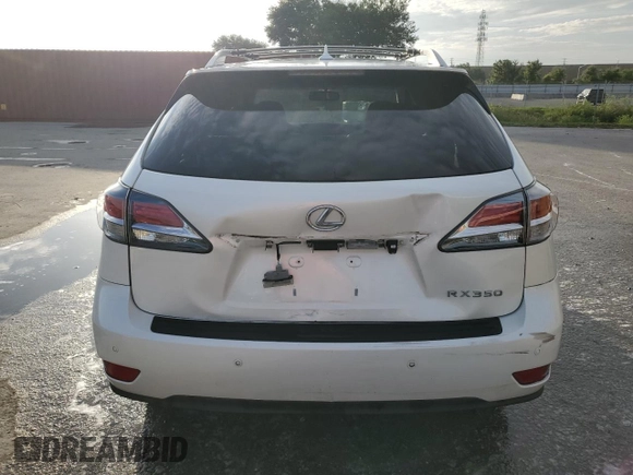 2013 Lexus RX 350 with VIN 2T2ZK1BA9DC103292, listed as a Copart auction lot 63249865 with 122,845 mi miles and Salvage title. Bid and sale history available at DreamBid. Image 6.