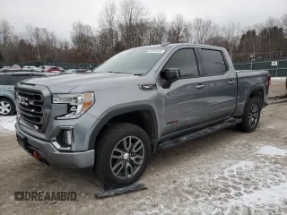 2021 GMC Sierra 1500 AT4 with VIN 1GTU9EET9MZ267954, listed as a Copart auction lot 68159134 with 41,289 mi miles and Salvage Title. Bid and sale history available at carsss.com. Image 1.