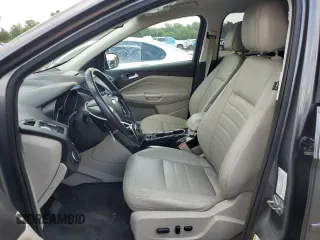 2014 Ford Escape Titanium with VIN 1FMCU9J91EUC90702, listed as a Copart auction lot 59116194 with 117,984 mi miles and Salvage Title. Bid and sale history available at DreamBid. Image 7.