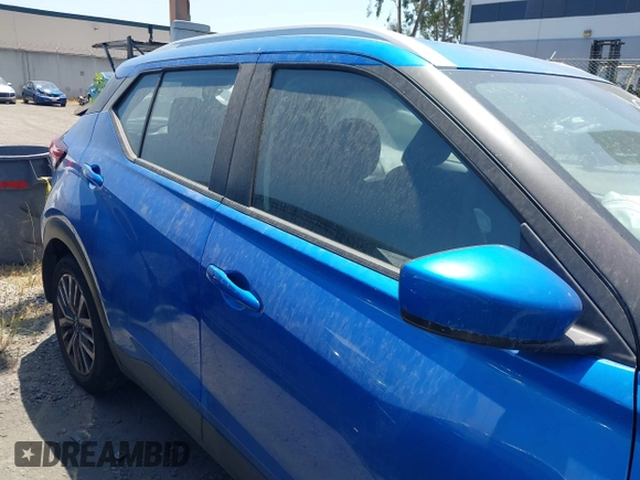 2023 Nissan Kicks SV with VIN 3N1CP5CV9PL553453, listed as a IAAI auction lot 42185119 with 20,677 mi miles and . Bid and sale history available at DreamBid. Image 14.