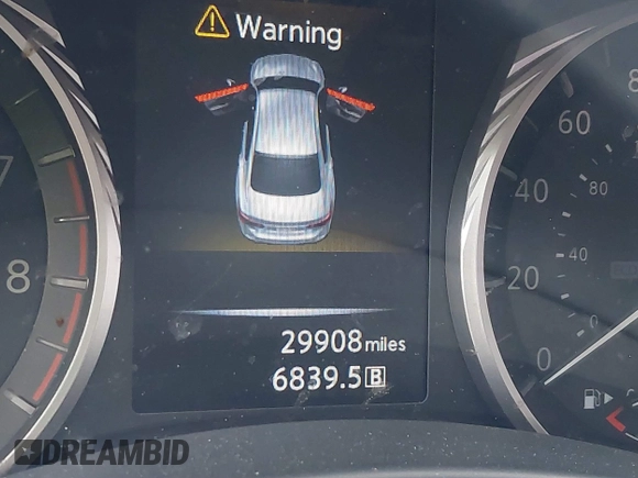 2023 Infiniti Q50 Luxe with VIN JN1EV7BP7PM511298, listed as a IAAI auction lot 41702893 with 29,908 mi miles and . Bid and sale history available at DreamBid. Image 16.