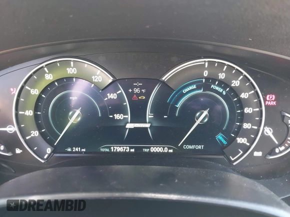 2018 BMW 5 Series 530e with VIN WBAJA9C50JB249995, listed as a IAAI auction lot 42301414 with 179,673 mi miles and . Bid and sale history available at DreamBid. Image 16.
