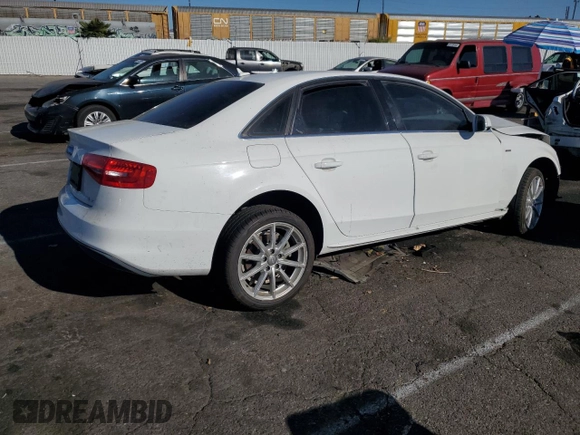 2016 Audi A4 Premium with VIN WAUAFAFL7GN014059, listed as a Copart auction lot 86750684 with 0 mi miles and Clean Title. Bid and sale history available at carsss.com. Image 3.