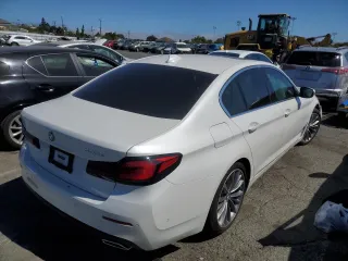 2021 BMW 5 Series 530e with VIN WBA13AG00MCF99641, listed as a Copart auction lot 67099134 with Not Provided miles and Salvage Title. Bid and sale history available at carsss.com. Image 3.