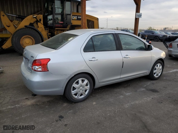 2011 Toyota Yaris with VIN JTDBT4K33BL005855, listed as a Copart auction lot 50617275 with 89,678 mi miles and Salvage Title. Bid and sale history available at carsss.com. Image 3.