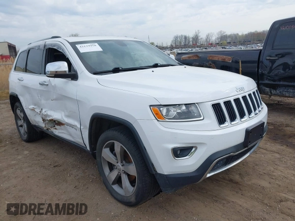2014 Jeep Grand Cherokee Limited with VIN 1C4RJFBG5EC555128, listed as a IAAI auction lot 42129958 with 98,237 mi miles. Bid and sale history available at carsss.com. Image 1.