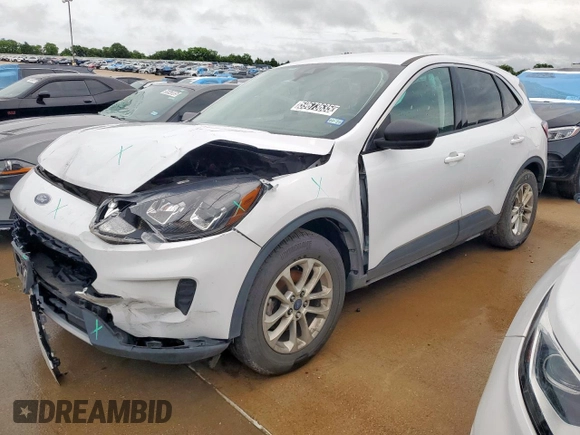 2022 Ford Escape SE with VIN 1FMCU0G69NUB01335, listed as a Copart auction lot 59673635 with 127,878 mi miles and Salvage title. Bid and sale history available at DreamBid. Image 1.