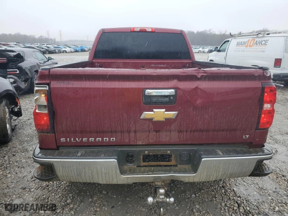2014 Chevrolet Silverado 1500 LT with VIN 3GCUKREH7EG397000, listed as a Copart auction lot 44456235 with 228,486 mi miles and Salvage Title. Bid and sale history available at carsss.com. Image 6.
