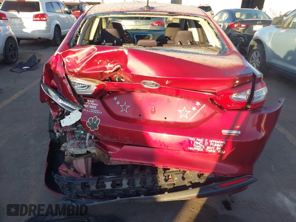 2014 Ford Fusion SE with VIN 3FA6P0HD9ER211403, listed as a IAAI auction lot 41216537 with 120,519 mi miles. Bid and sale history available at carsss.com. Image 16.