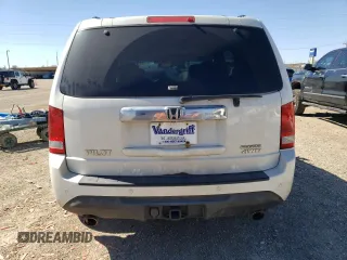 2012 Honda Pilot Touring with VIN 5FNYF4H90CB044159, listed as a Copart auction lot 47994455 with 164,578 mi miles and Salvage Title. Bid and sale history available at DreamBid. Image 6.