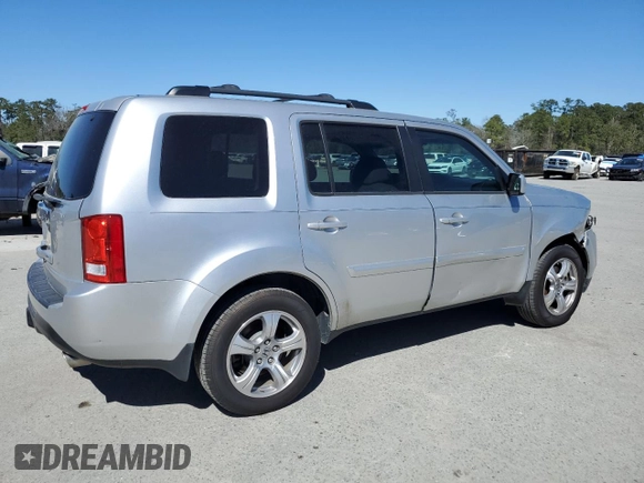 2013 Honda Pilot EX-L with VIN 5FNYF3H55DB010257, listed as a Copart auction lot 47375155 with 244,586 mi miles and Salvage Title. Bid and sale history available at DreamBid. Image 3.