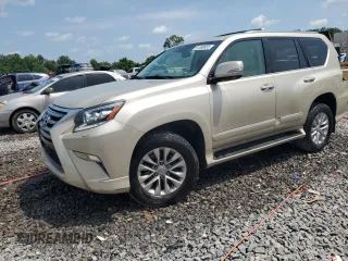 2014 Lexus GX 460 with VIN JTJBM7FX4E5083868, listed as a Copart auction lot 61689855 with 149,759 mi miles and Salvage title. Bid and sale history available at DreamBid. Image 1.