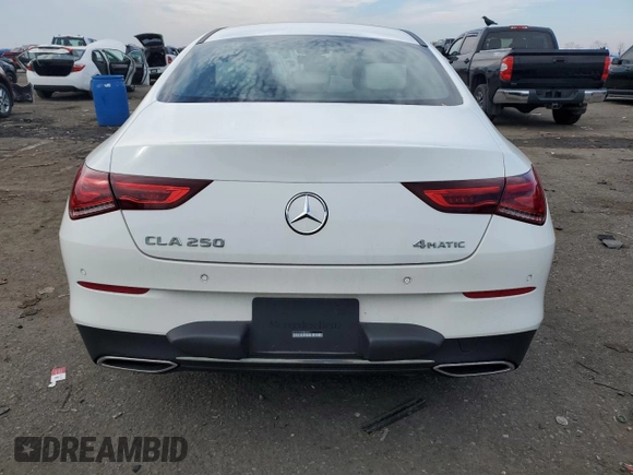 2022 Mercedes-Benz CLA 250 with VIN W1K5J4HB5NN300911, listed as a Copart auction lot 75442233 with 3,595 mi miles and . Bid and sale history available at DreamBid. Image 6.