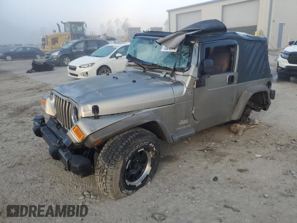 2005 Jeep Wrangler SE with VIN 1J4FA29105P344743, listed as a Copart auction lot 75524944 with 108,824 mi miles and Salvage Title. Bid and sale history available at carsss.com. Image 1.