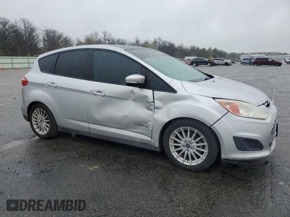 2013 Ford C-Max SE with VIN 1FADP5AU1DL500772, listed as a Copart auction lot 55602925 with 118,051 mi miles and Salvage Title. Bid and sale history available at DreamBid. Image 4.