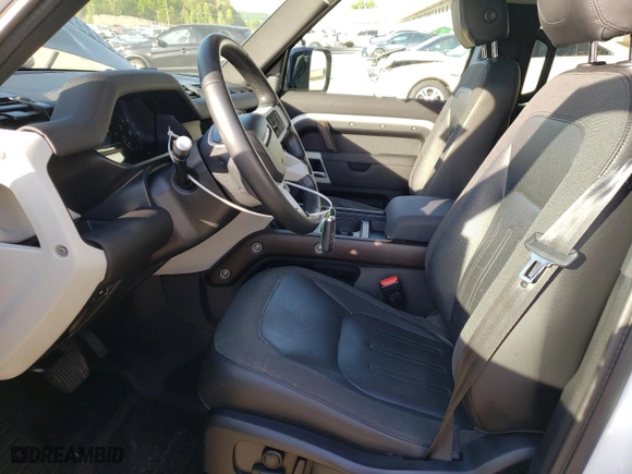 2020 Land Rover Defender SE with VIN SALEP7EU2L2016546, listed as a Copart auction lot 50998654 with 45,672 mi miles and Salvage Title. Bid and sale history available at carsss.com. Image 7.