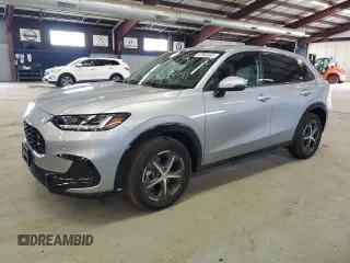 2025 Honda HR-V EX-L z VIN 3CZRZ2H70SM744797, wystawiony jako Copart lot #52683695 z przebiegiem 455 mil mil oraz Szkoda całkowita • Salvage title. Historia ofert i sprzedaży dostępna na DreamBid. Obrazek 1.