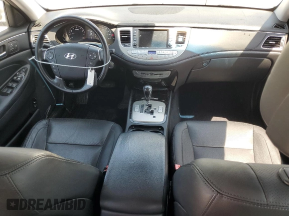 2012 Hyundai Genesis 3.8L z VIN KMHGC4DD0CU151018, wystawiony jako Copart lot #54305525 z przebiegiem 117 987 mil mil oraz Szkoda całkowita • Salvage title. Historia ofert i sprzedaży dostępna na DreamBid. Obrazek 8.
