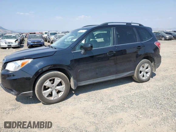 2015 Subaru Forester 2.5i Limited with VIN JF2SJAJC2EH550881, listed as a Copart auction lot 64074414 with 113,285 mi miles and Salvage Title. Bid and sale history available at carsss.com. Image 1.