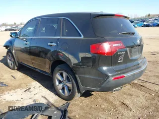 2011 Acura MDX with VIN 2HNYD2H2XBH525102, listed as a IAAI auction lot 41791472 with 165,355 mi miles. Bid and sale history available at carsss.com. Image 3.
