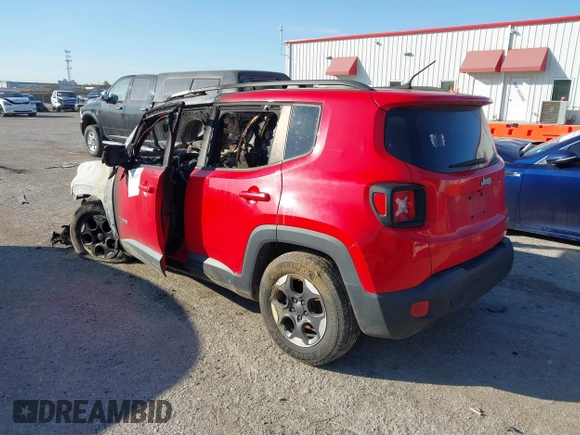 2017 Jeep Renegade Sport with VIN ZACCJAAB6HPF69344, listed as a IAAI auction lot 40994539 with Not Provided miles and . Bid and sale history available at DreamBid. Image 3.