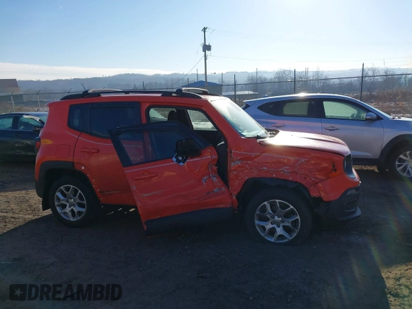 2015 Jeep Renegade Latitude with VIN ZACCJBBT2FPB22309, listed as a IAAI auction lot 41451716 with 93,027 mi miles and . Bid and sale history available at DreamBid. Image 13.