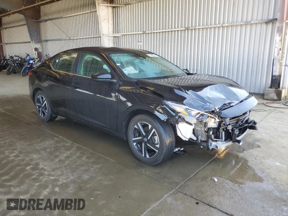 2024 Nissan Sentra SV with VIN 3N1AB8CVXRY283744, listed as a Copart auction lot 58761425 with 22,055 mi miles and Salvage title. Bid and sale history available at DreamBid. Image 4.