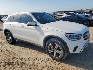 2021 Mercedes-Benz GLC 300 with VIN W1N0G8DB8MF940662, listed as a Copart auction lot 58817955 with 48,925 mi miles and Salvage title. Bid and sale history available at DreamBid. Image 4.